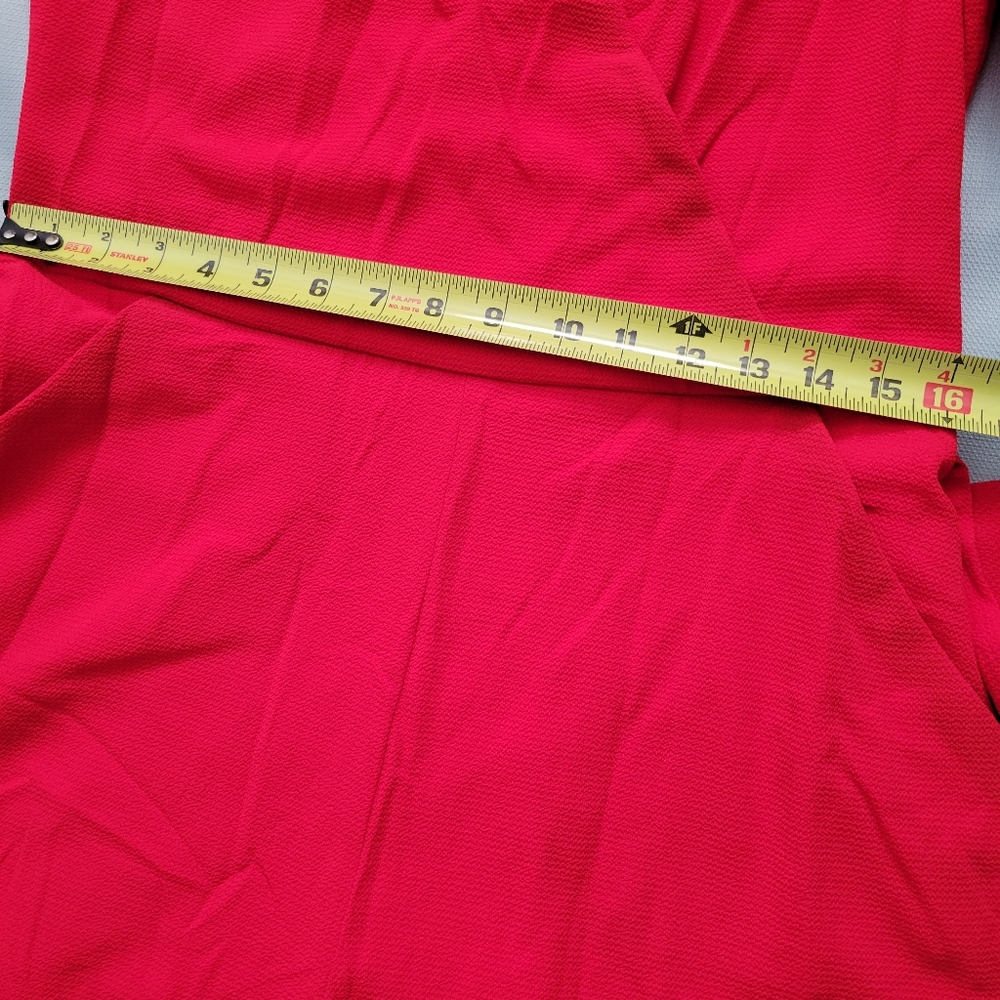 red romper with sleeves - Picture 9 of 12